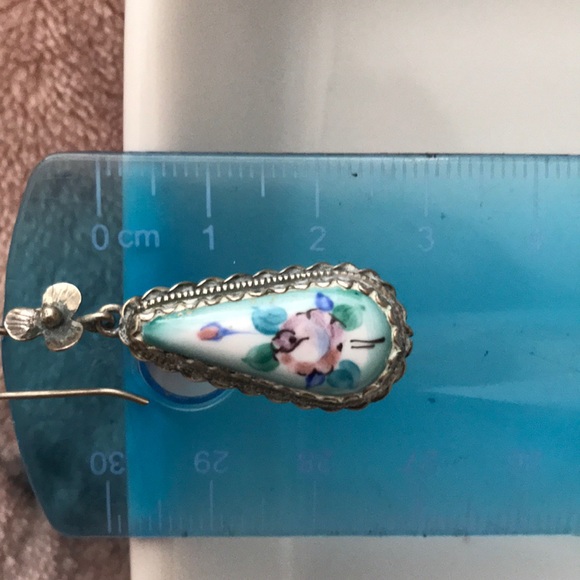 Silver Dangly Earrings - Picture 3 of 3